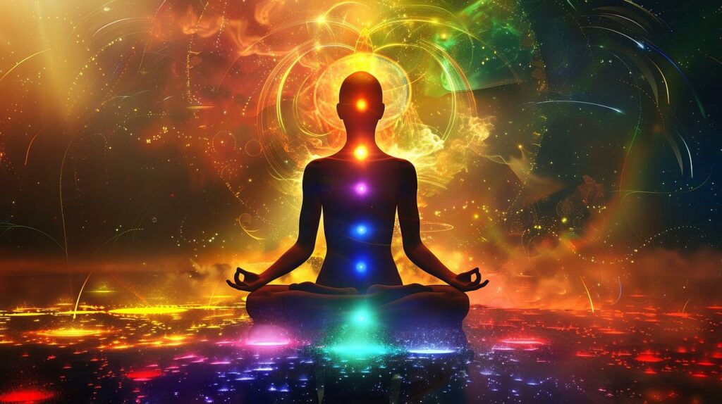 meditation chakra projection